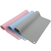 Mata dla zwierząt domowych wodoodporna antypoślizgowa dla kota kolor silikonowa mata na karmę dla zwierząt miska dla zwierząt woda pitna Pad podkładka do karmienia dla psów łatwe do czyszczenia 4